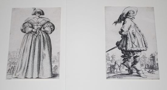 JACQUES CALLOT Group of 8 etchings from the Noblesse.
